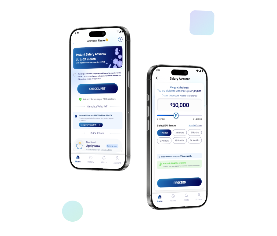 InstaPe app screens showing available balance and instant withdrawal